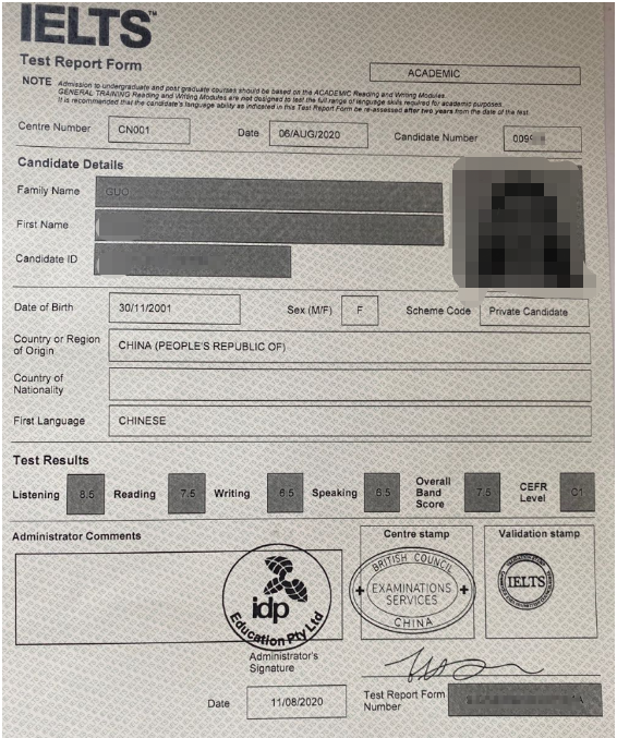 雅思7分有多難？五湖培訓首考7.5分的高分案例分享備考經(jīng)驗及考場經(jīng)驗